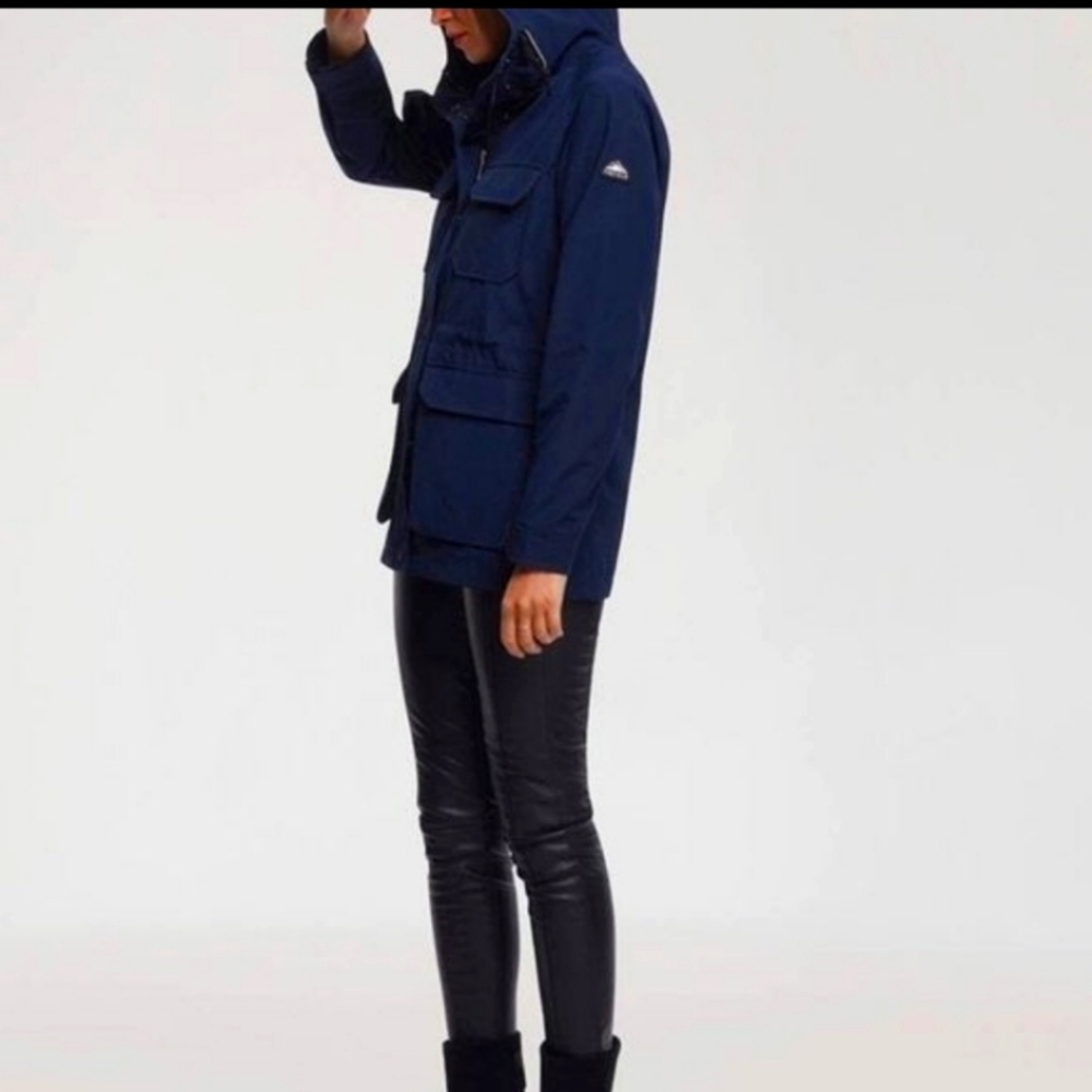 Womens Penfield Rain Jacket, size Small, Navy